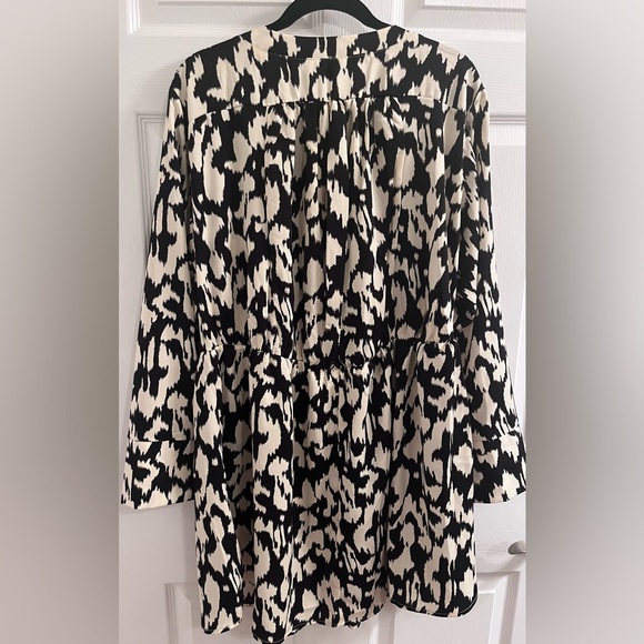 Umgee Abstract Print Embroidered Mini Dress - Picture 6 of 6